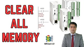 Clear all latched amp non latched memory Delta PLC [upl. by Eddy]