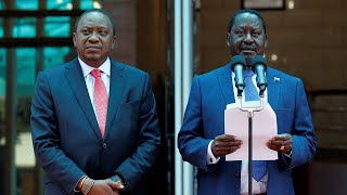 LIVERAILA ODINGA AND UHURU ADDRESSING THE NATION AFTER WITHDRAWN SECURITY BY RUTO AHEAD OF DEMOS [upl. by Assisi]