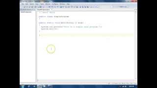 Java Simple Program using TextPad [upl. by Aymik316]