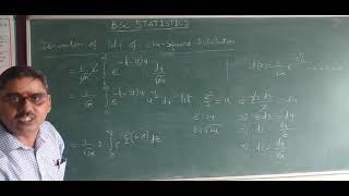 Derivation of Probability Density function of ChiSquare Distribution  BSc Statistics [upl. by Eckhardt]