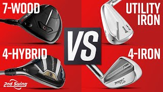 7WOOD UTILITY HYBRID or IRON Long Game Club Comparison [upl. by Wendelina]