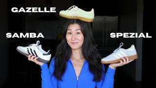 Adidas Samba vs Gazelle vs Spezial  Fit and Sizing Overview [upl. by Luiza]