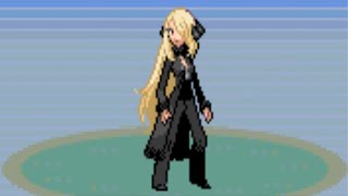 Pokemon Black Pearl Emerald  vs Rival Cynthia 3rd Battle [upl. by Jennette491]