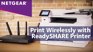 How to Setup NETGEAR ReadySHARE Printer with Nighthawk WiFi Routers  Print Wirelessly [upl. by Knick]