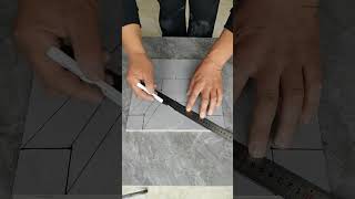 Professional tiling tile laying tiling techniques floor tile layout method [upl. by Ahsilad277]