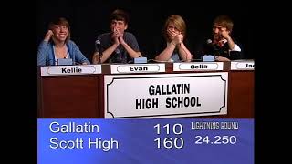 2012 WCTE Academic Bowl  Gallatin vs Scott High and York Institute [upl. by Bolger]