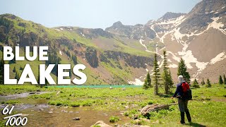 Colorados Most Beautiful Trail  Hiking Blue Lakes Trail [upl. by Celle323]