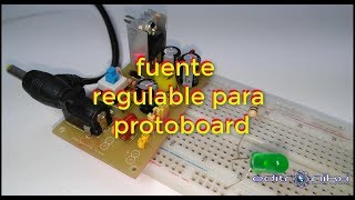 PCB de una fuente regulable para cualquier protoboard  EXCELENTE PARA TUS PROYECTOS [upl. by Lytsirk]