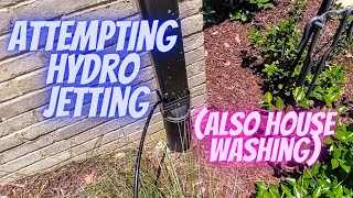 Hydro Jetting amp House Washing great add on service [upl. by Tera]