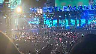 Roman Reigns Entrance LIVE at Wrestlemania 40 Night 2 [upl. by Kirre]