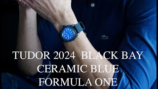 4K The ALLNEW 2024 Tudor Black Bay Ceramic BLUE Formula 1 HandsOn Review  Calibre24com [upl. by Refeinnej]