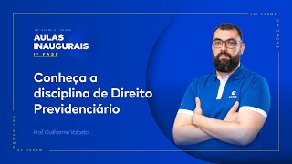 Conheça a disciplina de Direito Previdenciário  1ª fase OAB [upl. by Ragen221]