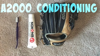 Conditioning my Custom Wilson A2000 [upl. by Rimma]