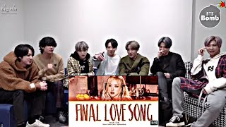 BTS Reaction To iland 2 quotfinal love songquotRosé Fanmade 💜 [upl. by Anilec]