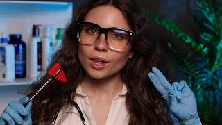 ASMR Extremely Detailed CRANIAL NERVE EXAM  Medical Roleplay Ear Exam Hearing Test Eye Exam [upl. by Adoc]