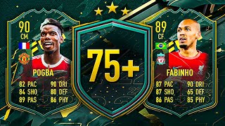 100x 75 PLAYER PICKS amp BASE OR MID ICON PACKS 🥳  FIFA 22 Ultimate Team [upl. by Areval]