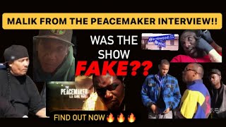 MALIK FROM “THE PEACEMAKER”INTERVIEW 🔥🔥🔥🔥 PART 1 [upl. by Xirdnek]