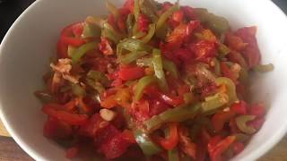 Piperade recette facile et rapide [upl. by Dnalevelc]