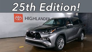 A Special Close Look at the 2025 Toyota Highlander Hybrid 25th Edition [upl. by Kellsie106]