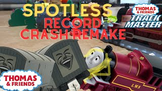 TampF Spotless record crash remake thomasandfriends thomasthetank thomasthetankengine [upl. by Lamaaj]