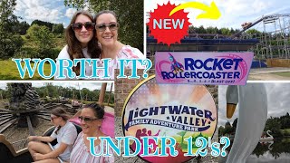 Lightwater Valley Family Adventure Park  our FULL DAY experience JULY 2024 [upl. by Malsi320]