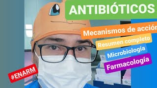 💊💊ANTIBIÓTICOS CLASIFICACIÓN  MECANISMOS DE ACCIÓN GUÍA COMPLETA [upl. by Melanie486]