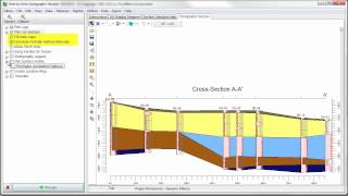 OBS 8 RockWorks Borehole Manager  Stratigraphy Straight Line CrossSections RockWorks15 [upl. by Teirtza]