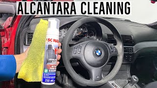 Cleaning ALCANTARA on my BMW E46 ZHP [upl. by Ran524]