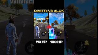 ALOK Vs DIMITRI Ability Test  Who is best Character in Secret Tips 🤔 shorts freefire [upl. by Ingra]