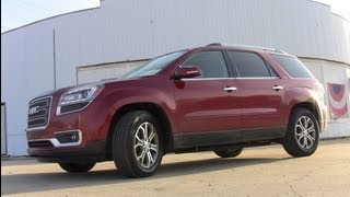 2013 GMC Acadia First Drive Review [upl. by Yadnil933]