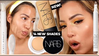 NEW  NARS SOFT MATTE FOUNDATION amp CONCEALERS  NEW BROWS  WEAR TEST [upl. by Ahcurb]