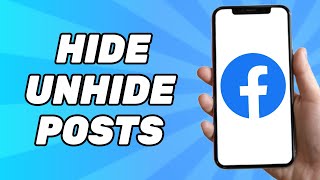 How to HideUnhide Posts From Facebook Timeline 2024 [upl. by Bobette921]