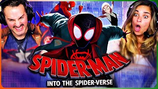 We Loved SPIDERMAN INTO THE SPIDERVERSE  First Time Watch  Movie Reaction [upl. by Leotie]