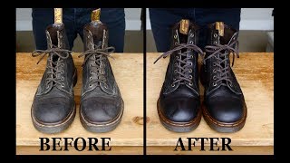 Clean amp Restore Vintage Dr Martens [upl. by Serilda807]