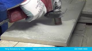 How to drill holes in 2cm porcelain and stone [upl. by Aivizt565]