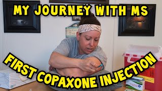 Giving my first Copaxone Injection [upl. by Asaert]