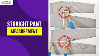 Master the Art of Straight Pant Measurement Taking In Sample Pant  Tutorial 👖✂️ [upl. by Addie58]