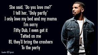 Drake  GODS PLAN Lyrics [upl. by Ynatterb395]