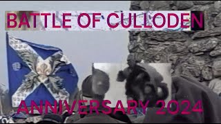 Culloden Anniversary Memorial 2024 [upl. by Culley287]