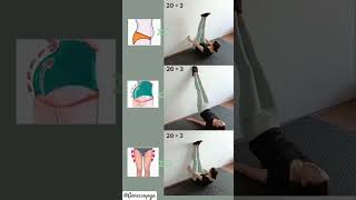 Wall Pilates For Health and waight loss shortvideo bestexercises weightloss fitnessroutine [upl. by Bank927]