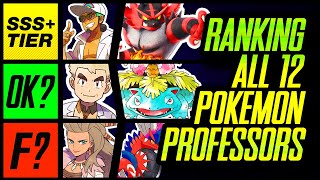 I Ranked ALL 12 Pokemon Professors  Mr1upz [upl. by Annahvas]