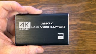 Inexpensive HDMI Video Capture Card That Works [upl. by Ybrad]