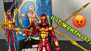 Hasbro Marvel Legends Iron Spider review Is it worth 35 bucks [upl. by Anyrb]