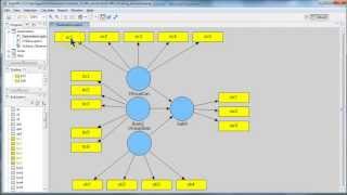 SmartPLS Factor Analysis [upl. by Ahsiena44]