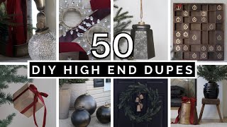 50 DIY CHRISTMAS HIGH END DUPES ON A BUDGET [upl. by Ecerahs]