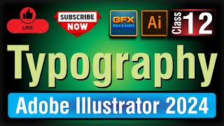 Class 12  Adobe Illustrator Typography Urdu [upl. by Nerua]