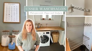 Waschküche  platzsparende Gadgets und praktische DIYIdeen für kleine Räume  New Home Serie Teil 5 [upl. by Snahc]