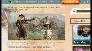 Archeage Costume Synthesis Guide stats for your costumes [upl. by Yvon899]