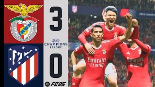 BENFICA vs ATLÉTICO DE MADRID  CHAMPIONS LEAGUE 2024  2025  FECHA 2  EA SPORTS FC™ 25 [upl. by Notlek622]