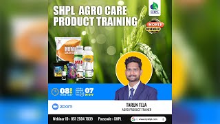 SHPL AGRO CARE PRODUCTS TRAINING [upl. by Eirrak730]